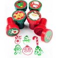 thumbnail image 2 of TINYMILLS 24 Pcs Christmas Holidays Stampers for Kids Party Favors, Christmas Stocking Stuffers, Pinata Fillers, 2 of 5