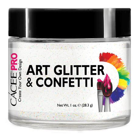 Nail Glitter 1 oz by Cacee Art & Confetti (Holographic, Silver, Gold, Chunk, Irridescent, Dust, Unicorn) for Nail Art, Cosmetic, Festivals, and