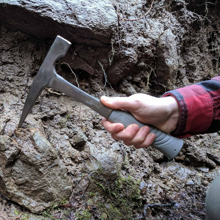 Rockhounding Tools - Geology Rock Pick Hammer Kit w/ 32 Page Rock