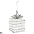 thumbnail image 3 of Bolas de espuma de nieve blanca de varios estilos, adornos colgantes para árbol de Navidad, regalos para bodas, Año Nuevo, Navidad, fiestas en el hogar, decoración, 3 of 5