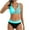 Blue-04, variant on Swim Suits for Women High Waisted Bikini Sets Tummy Control Swimsuit Two Piece Bathing Suit