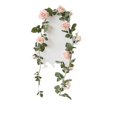 thumbnail image 1 of Flores artificiales Shaofei Guirnalda de hiedra rosa 1,8 m, 1 of 5