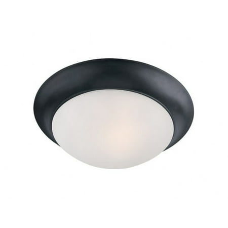 

5850FTBK-Maxim Lighting-Essentials-585x-1 Light Flush Mount in Early American style-12 Inches wide by 4 inches high
