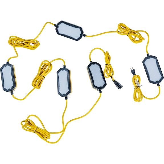 Southwire 71X4SW 50ft LED String Light - X Uplight NEMA 5-15R Power Outlet 50 Feet