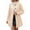 Apricot Color, variant on Women'S Winter Overcoat Mid-Long Stand Collar Single Breasted Coat Outerwear Red M