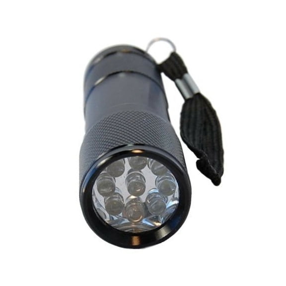 HQRP Portable Deep Red LED Flashlight 9 LED with 650nm Wavelenght For Zoologists, Bird Watchers, Wildlife Photographers for Work at Night Time