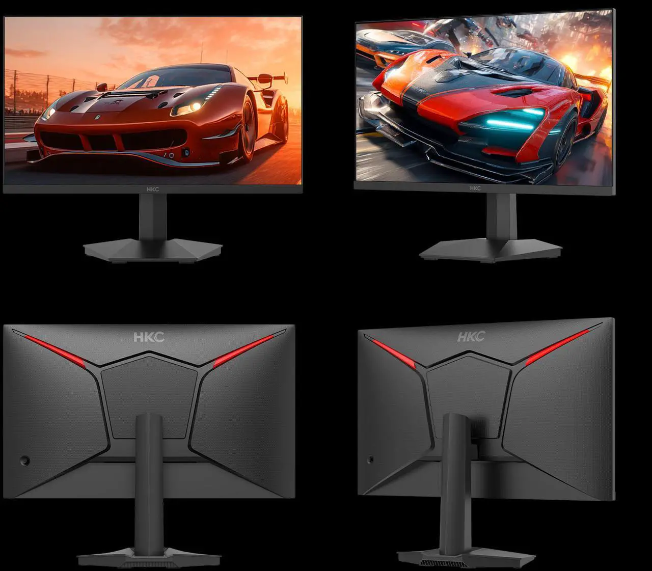 ABS 23.8" FHD Gaming Monitor 1920x1080 260Hz 1ms HDR400 Fast IPS 90% DCI-P3 FreeSync Compatible Anti-Glare Low Blue Light HDMI DisplayPort VESA Mount