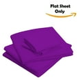 thumbnail image 3 of The Great American Store Ultra-Soft 1800 Series Microfiber Solid Flat Sheet (Pack of 12, Twin XL, Purple)- Top Sheets - Hypoallergenic - Wrinkle, Fade, Stain Resistant, 3 of 5