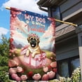 thumbnail image 3 of My Dog Is My Valentine Cute Mastiff in Gift Box House Flag 28x40in Double Sided Mastiffs Dog Lover Gifts Idea Outdoor Decor - 3006, 3 of 5