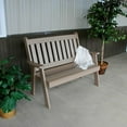 thumbnail image 2 of A &amp; L Furniture Recycled Plastic 4 ft. Traditional English Bench, 2 of 7