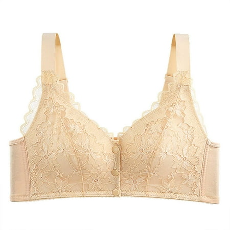 LLYWEY Padded Sports Bras for Women Push up Clearance Sports Bras Women No Padding Ladies Cut-Out Bra Style-1205 Women s Plus Push-Up Bra Feature Adult Female Bralette Sports Bras Beige 42B