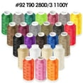 thumbnail image 2 of #69 #92 #138 Bonded Nylon Sewing Thread For Outdoor Upholstery Leather Stitching Bag Shoe Repairing Canvas Repair 1500 1100 700 Yards T70 T90 T135, 2 of 5