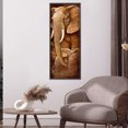 thumbnail image 2 of Cuadros Decorativos Pintura de diamante Elefante Madre Hijo Taladro redondo completo Imagen de Kit de diamantes de imitación JShteea Nuevos Originales, 2 of 8