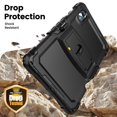 thumbnail image 3 of XYX for Lenovo Tab M11/K11 LTE 2024 Case 11 inch, 3in1 Heavy Duty Shockproof Tablet Case with Stand, Shoulder Strap (TB330FU/TB330XU/TB331FC), Black, 3 of 6