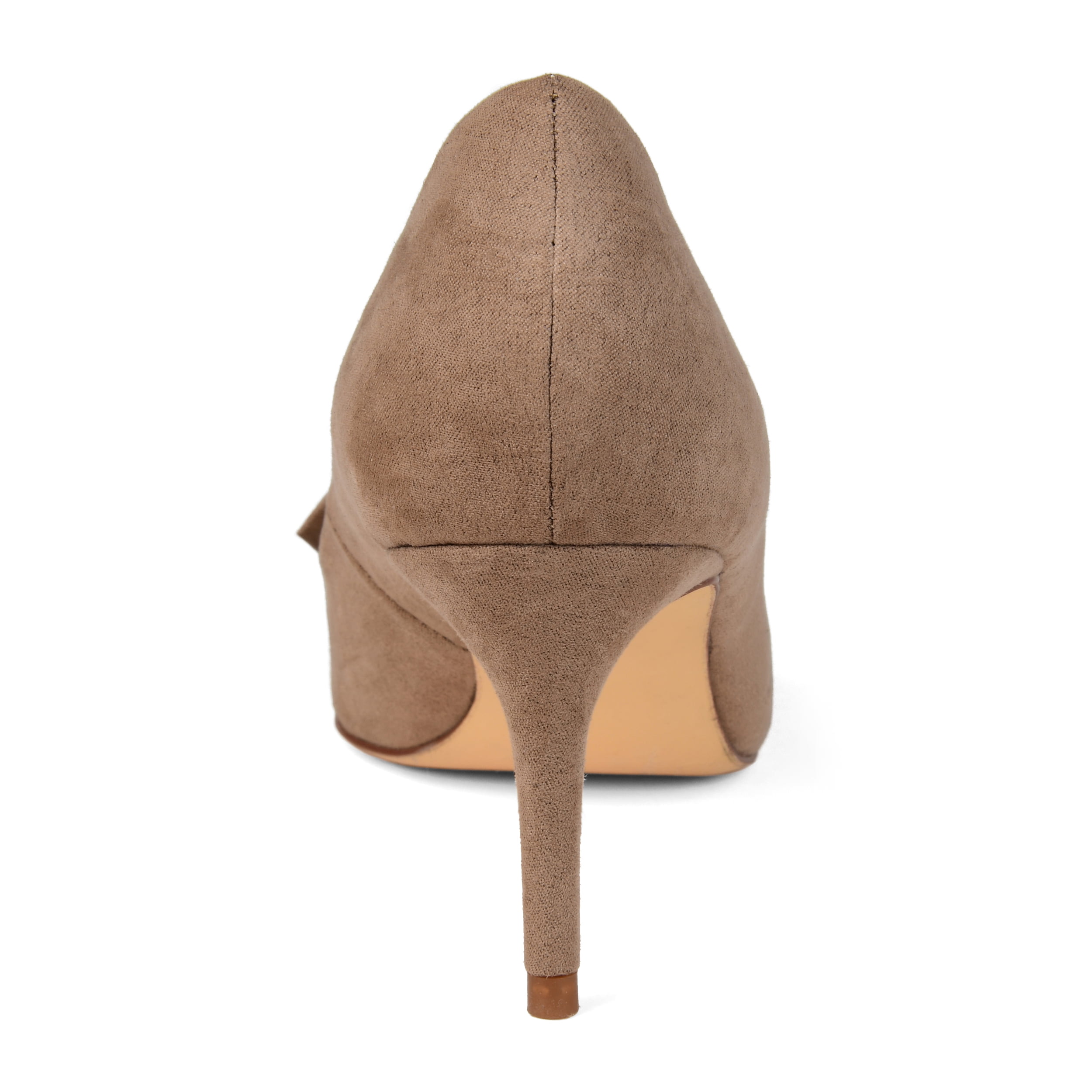 Journee Womens Marek Pointed Toe Mid Heel Pumps