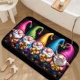 thumbnail image 3 of 1pc Dwarfs Playing Drums Absorbent Non-Slip Bathroom Thickened Flannel Rug Decor,Soft,Quick Drying,Suitable For Indoor/outdoor Use,Bathrooms,Bedrooms,Kitchens,Terrace,Laundry Rooms,16"x24", 3 of 9