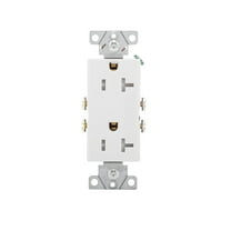 Eaton Wiring Devices TR1307W-BOX Duplex Receptacle, 20 A, 2-Pole, 5-20R, White