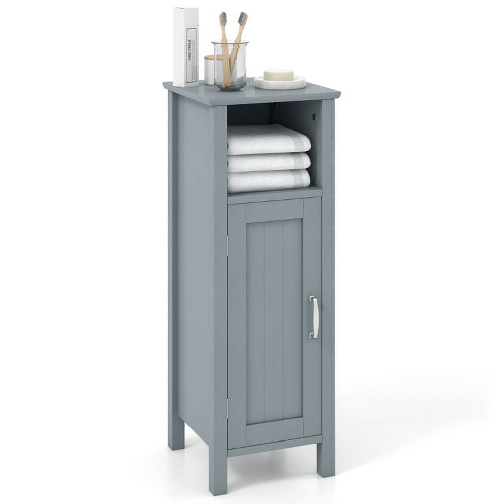 Finihen Bathroom Storage Cabinet, Bathroom Floor Cabinet, Bathroom Storage Organizer with 2-Tier Cabinet, for Bathroom, Living Room, Bedroom, Kitchen, Gray Finihen Bathroom Storage Cabinet, Bathroom Floor Cabinet, Bathroom Storage Organizer with 2-Tier Cabinet, for Bathroom, Living Room, Bedroom, Kitchen, Gray