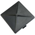 thumbnail image 5 of SBD 4.0 Inch (4”) OD Square Black Light Pole Top Cap | Glass-Reinforced (UV n Weather Resistant) Polyester Tubing Plug W/Four Bendable Steel Straps for 3.5" ID | Made in USA 85-00006 by DeltechMfg., 5 of 5