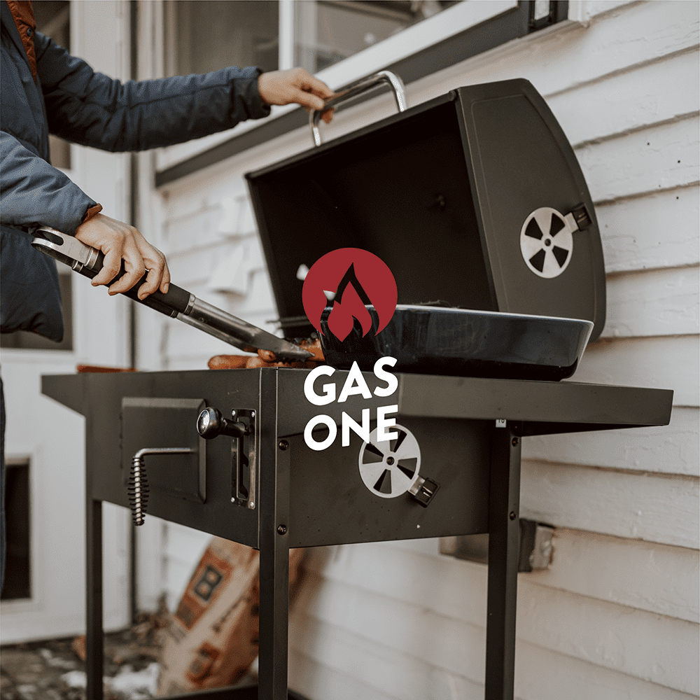 GasOne Charcoal Grill – 24-inch BBQ Charcoal Grill – Charcoal Smoker with Multiple Tier Heat Control
