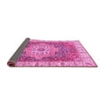 thumbnail image 2 of Ahgly Company Indoor Round Oriental Pink Modern Area Rugs, 4' Round, 2 of 4
