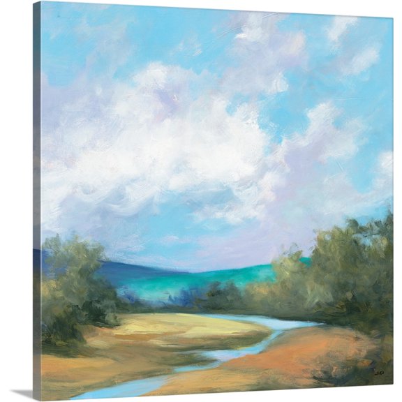 Great BIG Canvas | "Hedgerow II" Canvas Wall Art - 24x24