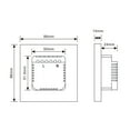 thumbnail image 3 of Wi-Fi Smart Dimmer Switch Glass Panel Voice Control Compatible with Alexa Google Home APP Control Timing Function Smart Share Smart Light Switch Wall Socket, 3 of 8