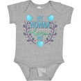thumbnail image 3 of Inktastic My Nonna Loves Me with Flowers and Hearts Boys or Girls Baby Bodysuit, 3 of 5
