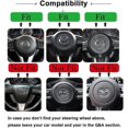 thumbnail image 2 of Steering wheel logo sticker, Bling Bling car steering wheel decoration diamond sticker suitable for Mazda, DIY car steering wheel logo, 2 of 5