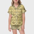 thumbnail image 2 of Icvfdpl Tenues d'Été pour Filles Enfants Pâques Bricolage Peint à la Main Maison avec Pyjamas Colorés Peuvent Jouer à Porter Quotidiennement Mignon 4-5 Ans, 2 of 5
