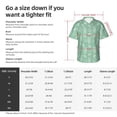 thumbnail image 4 of Fotbe Tropical Pineapple Hawaiian Shirt for Men Unisex Summer Beach Casual Short Sleeve Cotton Linen Button Down Shirts-3X-Large, 4 of 5