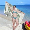 thumbnail image 6 of Coolnut Gingko Leaf Microfiber Beach Towels 71x31in,Dragonfly Pattern Sand Free Beach Towel,Quick Dry Beach Towel, Extra Large Beach Towels for Adults,Kids,Travel Towel,Camping Towel, 6 of 6
