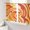 Orange, variant on Sheer Curtains 84 Inches Long 2 Panels Set for Living Room, Orange Yellow Semi Sheer Curtains for Windows, Modern Ombre Abstract Aesthetic Art Voile Window Treatments Rod Pocket Curtain