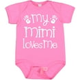 thumbnail image 3 of Inktastic My Mimi Loves Me Grandkids Boys or Girls Baby Bodysuit, 3 of 5