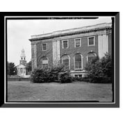 Historic Framed Print, Ives Memorial Library, 133 Elm Street, New Haven, New Haven County, CT - 11, 17-7/8" x 21-7/8"