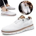 thumbnail image 4 of Zapatos para Correr Casuales Malla Hombres Transpirables Sólidos Viajes Al Aire Libre, 4 of 9