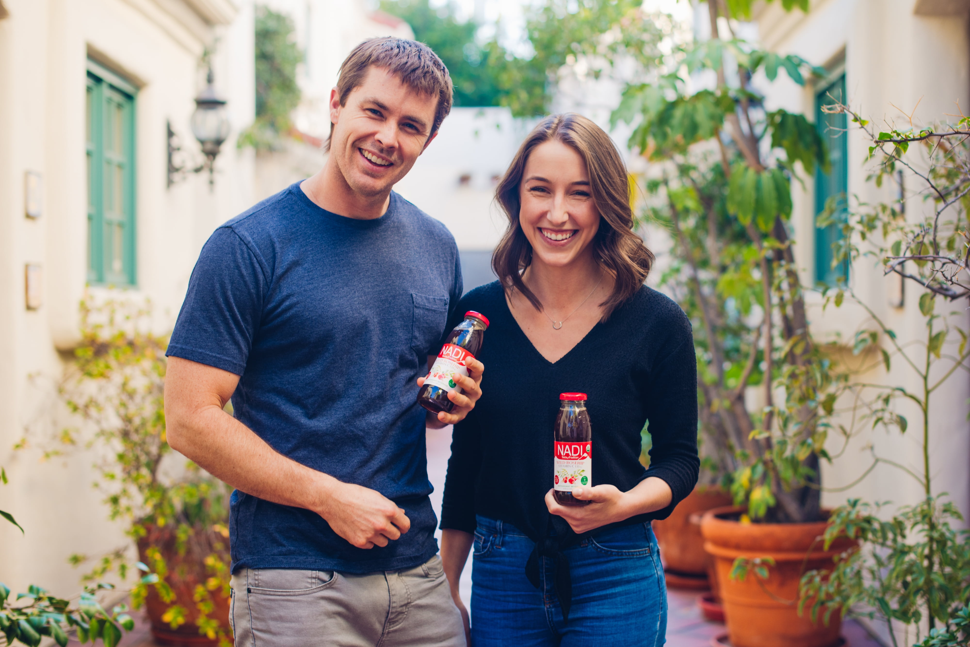 NADI - Wild Rosehip + Grape Juice - USDA Organic, Rich in Vitamin C & Antioxidants, NO added Sugar, Non GMO, Vegan, & Gluten Free (8.5 oz, 12 Pack)