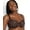 Designer Leopard, variant on Women's Curvy Couture 1274 Tulip Sheer Smooth T-Shirt Push Up Bra (Chocolate 40C)