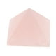 thumbnail image 4 of 2x Lucky Natural Pink Clear Whtie Crystals Obsidian Fengshui Adornos para regalos de decoración de Navidad perfecl Cristal piramidal, 4 of 8
