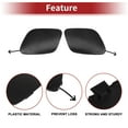 thumbnail image 4 of Tapa del gancho de remolque delantero Unique Bargains para Toyota Prius 2019-2022, tapa del gancho de remolque del parachoques No.5212747911, plástico negro, 1 par, 4 of 6