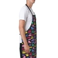 thumbnail image 3 of Lsque Colorful Excavator Waterproof Apron Chef Aprons for Men Heavy Duty Chemical Work Apron Extra Long Grilling Aprons with Adjustable Bib Apron, 3 of 9