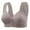 Gray Bras for Women, variant on SMihono Daisy Bras for Older Women Plus Size Front Closure Sports Bra No Underwire Full Support Front Button Push Up Bra Beige 44/100