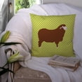 thumbnail image 3 of Carolines Treasures BB7807PW1414 Merino Sheep Green Fabric Decorative Pillow, 14 x 14 in., 3 of 4