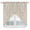 Light Beige Light Brown, variant on Beige Damask Kitchen Window Curtains, Swag Curtains Valance for Bedroom Living Room Bathroom, Vintage Country Scroll Floral Patterned Rod Pocket Window Treatment Curtain Block Drapes 2 Panels 36"x36"
