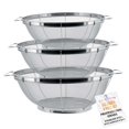 thumbnail image 1 of Juego de coladores y coladores de acero inoxidable U.S. Kitchen Supply, 1 of 7