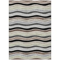 thumbnail image 2 of Addison Rugs Chantille Indoor/Outdoor Transitional Stripes Black Machine Washable Rectangle Rug, 10' x 14', 2 of 8