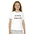 thumbnail image 3 of For A Second Bored Me EKG Humor Crewneck T Shirts Boy Girl Teen Brisco Brands M, 3 of 6