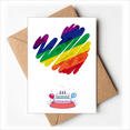 thumbnail image 1 of Painting Heart LGBT Rainbow Happy Birthday Greeting Cards Envelopes Blank, 1 of 3