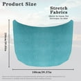 thumbnail image 7 of Uorisanigo Car Hood Cover 59.05x39.37 in Baby Blue Car Hood Cover Accessories Decorations Suitable for Most Cars Sedans Trucks Pickup Sports Automotive, 7 of 7