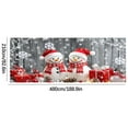 thumbnail image 3 of HongHeng Christmas Under $ 5 Christmas Garage Door Banner Cover Colorful Snowflakes Christmas Garage Door Decorations Holiday Christmas Background Decorations Winter New Year Party, 3 of 5